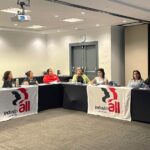 Lucineide en reunion Mujeres ALC