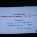 At the conference on Stop Precarious Work Campaign