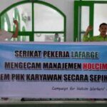 Индонезийские работники Holcim получили решительную поддержку со стороны братьев и сестер, занятых на предприятиях Lafarge в Индонезии.