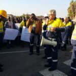 Работники Rio Tinto протестуют против тактики слежки со стороны компании.