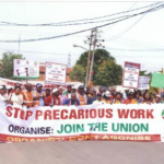 Demonstrations to STOP Precarious Work in Lagos, Nigeria. 