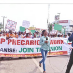 Demonstrations to STOP Precarious Work in Lagos, Nigeria. 