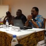 Discussing tactics on how to STOP Precarious Work in Western Africa. 