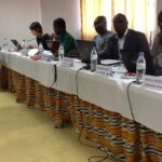 Discussing tactics on how to STOP Precarious Work in Western Africa. 