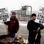 Первичная организация USW 7-1, штат Индиана. Бастуют рабочие-нефтяники BP. Источник: USW