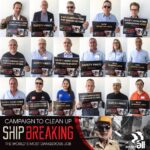 The shipbuilding and shipbreaking action group shows solidarity
