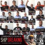 The shipbuilding and shipbreaking action group shows solidarity