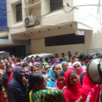 The NGWF President assures workers at the TTL factory after news that it would be shut down. 