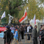 Пикет в Бобруйске, который сумел провести РЭП в честь Всемирного дня действий за достойный  труд