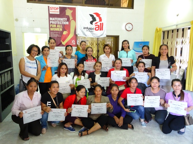 80 женщин из стран Восточной Азии прошли обучение в рамках проекта IndustriALL по охране материнства