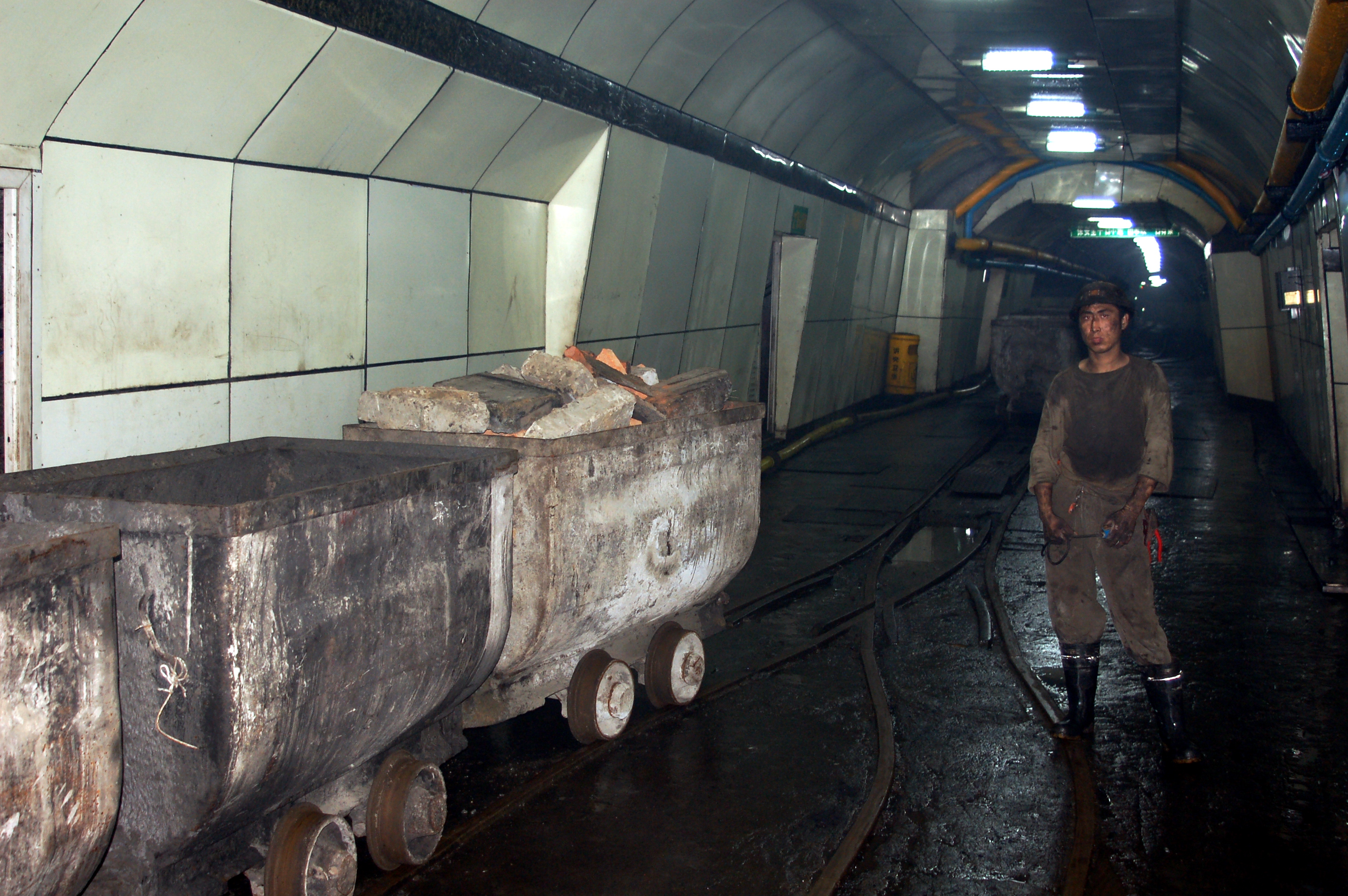 Mineur dans la ville chinoise de Xingtai. Les mines de charbon chinoises sont les plus dangereuses au monde. Photo: WikiCommons/ZHart