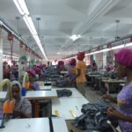 Workers at garment factory in Ethiopia - April 2016