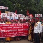 Members of Hind Mazdoor Sabha take strike action