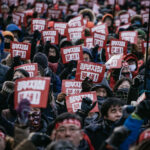 Los sindicatos de Corea del Sur se oponen a las reformas propuestas del código de trabajo que facilitarían la exclusión de los sindicatos. Foto: IndustriALL/Jun Michael Park (enero de 2016)
