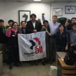 A solidarity visit to the KCTF