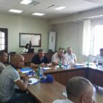 На семинаре Глобального союза IndustriALL 6-7 сентября в отеле «Достук» в Бишкеке, Кыргызстан.
