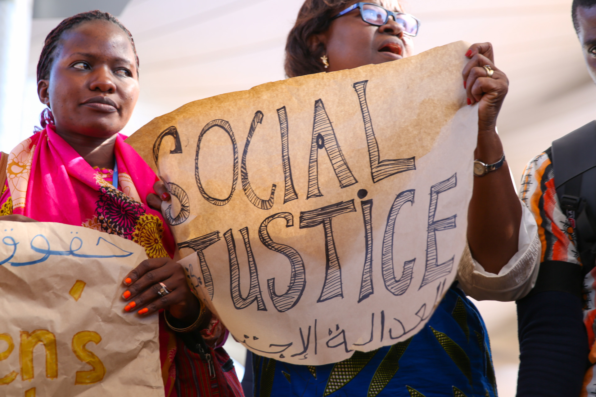 Civil society demonstration at COP22