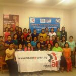Participants at one of the IndustriALL/FES/ILO workshops. 