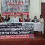 Nasir Mansoor from IndustriALL affiliate NTUF calls for legally-binding commitments from employers and international brands to ensure the health and safety of workers.