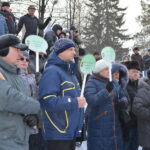 Workers, lead by the MMWU, rally in Kachkanar on 28 February 2016. Photo: MMWU