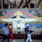 В 1996 году американский художник-муралист Майк Алевиц выполнил по заказу ICEM серию работ в Славутиче.