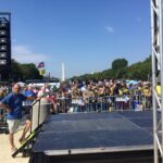 Les participants sont aussi allés à Washington, soutenir la manifestation des mineurs en lutte pour conserver leur assurance-maladie après le départ à la retraite.