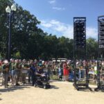 Les participants sont aussi allés à Washington, soutenir la manifestation des mineurs en lutte pour conserver leur assurance-maladie après le départ à la retraite.