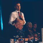 Daniel Walton giving his welcoming address to conference. Photo: AWU