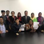 The signing of the collective agreement