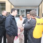 Handing over the letter to the Bangladesh Embassy in Washington D.C.