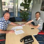 Signing of the first colelctive agreement at Chodov site, June 2017