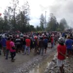 Los trabajadores bloquearon las entradas a la mina el 19 de agosto
