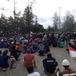 Los trabajadores bloquearon las entradas a la mina el 19 de agosto