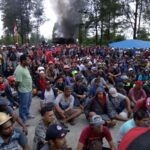Los trabajadores bloquearon las entradas a la mina el 19 de agosto