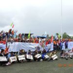 Protesta de trabajadores/as de Grasberg en Timika, Papúa