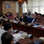 The IndustriALL mission meets with the Ministry of Manpower in Indonesia on 9 August 2017.