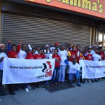 Independent Democratic Union of Lesotho demanding decent wages