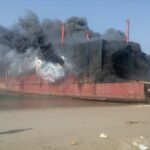 All toxic chemicals should be cleaned off the ship before it is dismantled.