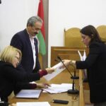 Геннадий Федынич в Минском городском суде, фото Правозащитного центра “Вясна” http://spring96.org