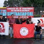 Профсоюз протестует против нарушения компанией международных трудовых норм на заводах в Колумбии, в том числе в Медельине, Барранкилье, Боготе и Кали.