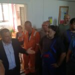 Рабочие верфи 3 Maj спорят с руководством, 23 августа 2018