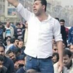 Steel workers are protesting over unpaid wages.