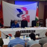 Президент профсоюза C47 Робби Беренштейн во время Карибской встречи IndustriALL призывает к справедливому соглашению в отношении Суринама и рабочих Alcoa 