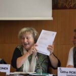 Anna Biondi, de l’Actrav, encourage IndustriALL à recourir aux outils de l’OIT au sein des ACM
