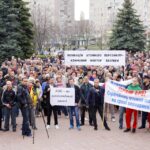 Протест в городе Южноукраинске