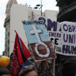 Imagen de archivo de una manifestación en Uruguay contra la violencia