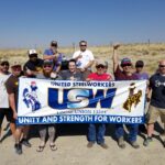 Рабочие Ciner Wyoming присоединяются к кампании за профсоюзное представительство USW, входящего в IndustriALL. Фото: USW