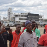 Unions are also calling for living wages at the cement plant. 