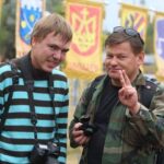 Jan Roman (right) with his friend Alexander Saenko