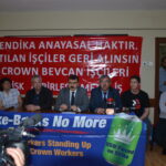 Press conference in Izmit, Turkey